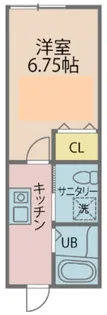 カインドネス京王堀之内【1階】の間取り