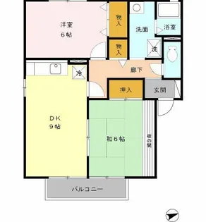 プルミエールC棟【1階】の間取り