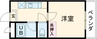 第2メゾンシャンプル【3階】の間取り