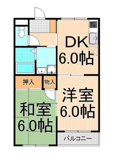 メゾン木下【3階】の間取り