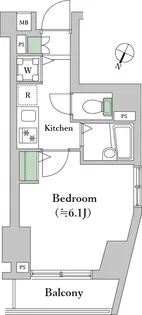 フェニックス渋谷本町【4階】の間取り