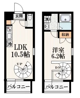 プレゼンス幡ヶ谷の間取り
