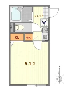 マーレ西新井【1階】の間取り
