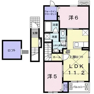 フレーシュセゾン【2階】の間取り