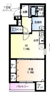 フジパレス吉田本町III番館【1階】の間取り