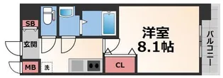 CASA今里【9階】の間取り