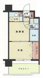 エステートモア平尾センティモ【11階】の間取り