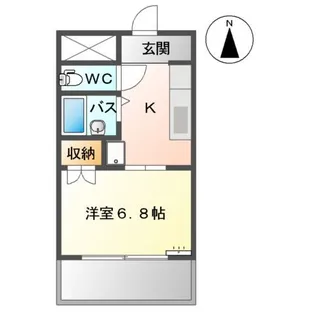 グランシャリオII【1階】の間取り