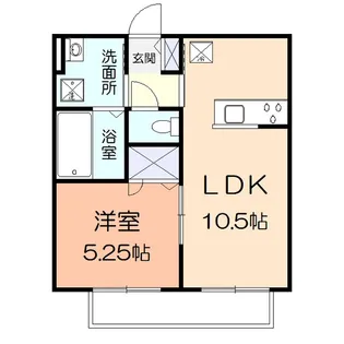 Pumehana【1階】の間取り