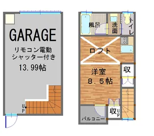 SKガレジオ緑が丘I【2階】の間取り