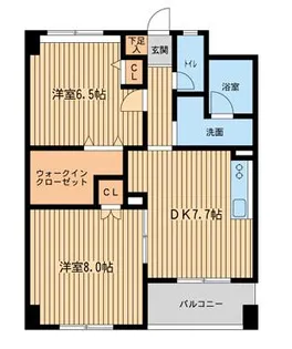 カルム-町田【3階】の間取り