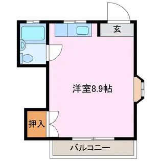 きらめきとそよ風のAQUA【1階】の間取り