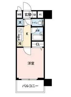 パレステュディオ渋谷WEST【2階】の間取り