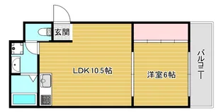 ウエストコート【3階】の間取り