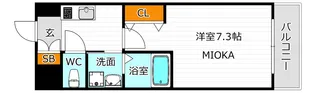 アーバンパーク田辺【2階】の間取り