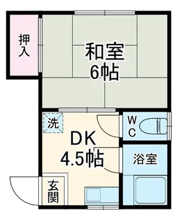 コーポアサオカ【2階】の間取り
