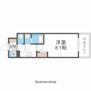 メインステージ大阪NorthGateI【3階】の間取り