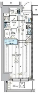 MAXIV浅草MIRAIS【7階】の間取り