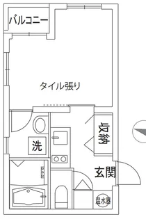 アイビスコート方南【1階】の間取り