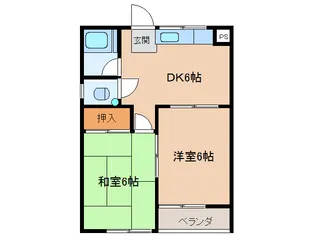 昭栄コーポの間取り