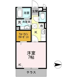 シェルハウス上中里 C【1階】の間取り