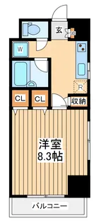 ビーンズ立川【5階】の間取り