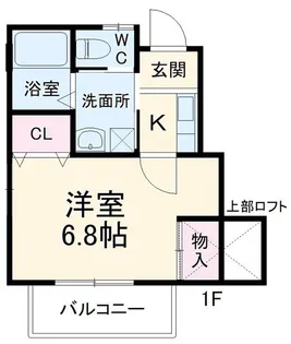 Nハイツみの内【1階】の間取り