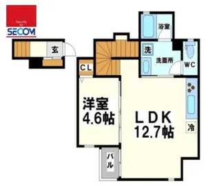 Russet Squareの間取り