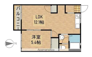 フローラル【2階】の間取り