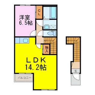 レジェンド【2階】の間取り
