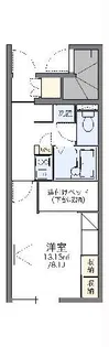レオパレスアンシャンテ【1階】の間取り