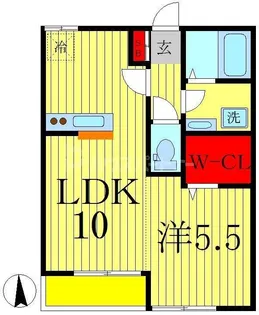 パークサイド【1階】の間取り
