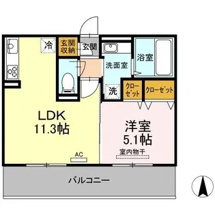 カーメラ【2階】の間取り
