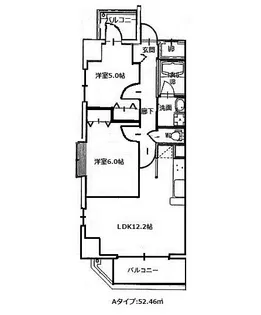 オアシスII【3階】の間取り