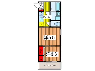 Sunshine七里【1階】の間取り
