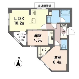 ベルフォーレ II【2階】の間取り