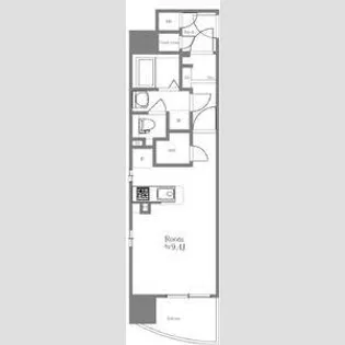 クラウンハイム本町EAST【10階】の間取り