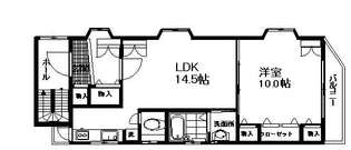 コーポ田島【2階】の間取り