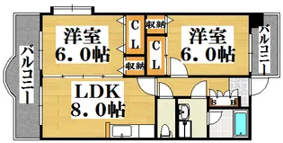 アーバン 川嶋II【4階】の間取り