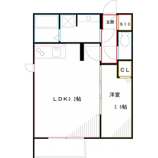 アルモ井の頭【2階】の間取り