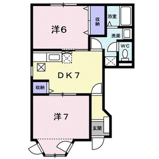 ポライトリーNOZOMI C【1階】の間取り