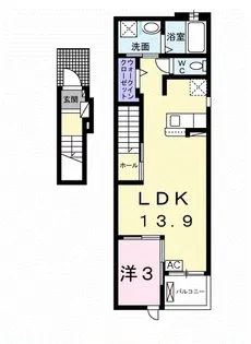 メゾン・ド・プルミエール【1階】の間取り