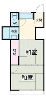 宮坂ハイツII【2階】の間取り