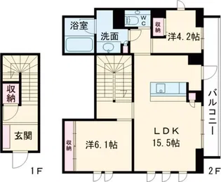 ウィステリア田園調布の間取り