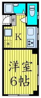 第二アサヒハイツ【1階】の間取り