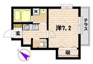 ルイーザ【1階】の間取り