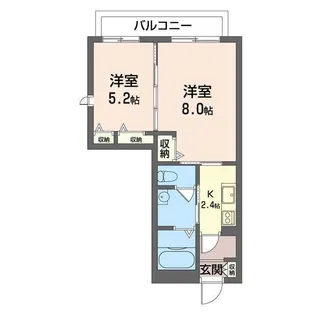 アイ・クオリア【1階】の間取り