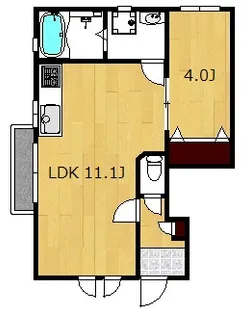 ラフィーネ【1階】の間取り