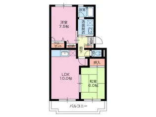 サンクリア21【3階】の間取り