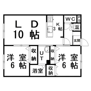 レジデンス寿【3階】の間取り